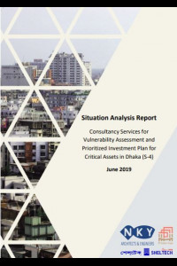 Cover Image of the 📂 MD-01: Comprehensive Situation Analysis Report of Consultancy Services for  Vulnerability Assessment and Prioritized Investment Plan for critical assets Sub-components B1a, B1b, B1c, under Package No. URP/RAJUK/S-4